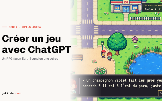 Créer un jeu avec ChatGPT : un RPG façon EarthBound en une soirée