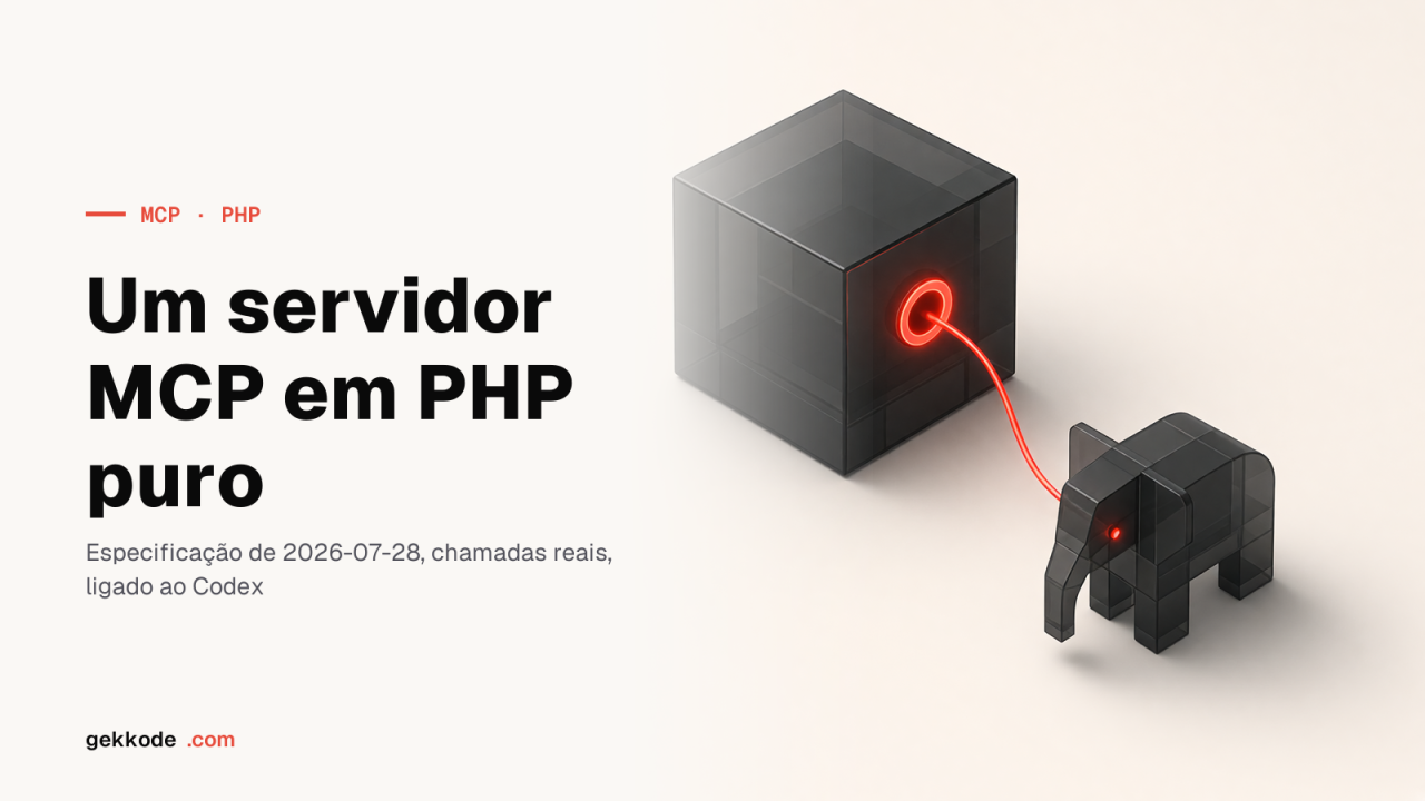 Criar um servidor MCP em PHP sem qualquer dependência