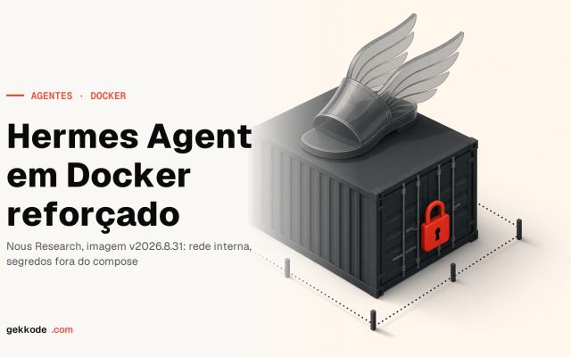 Hermes Agent com Docker: instalação e blindagem testadas