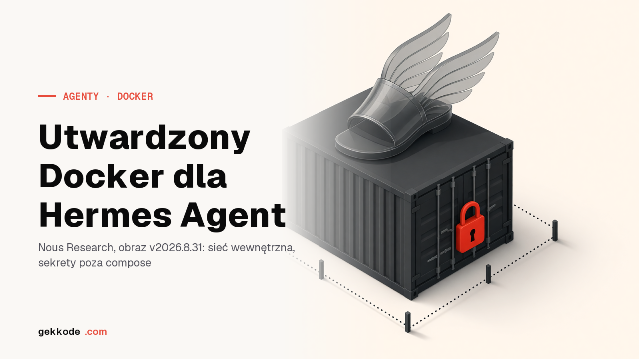 Hermes Agent pod Dockerem: instalacja i utwardzanie przetestowane