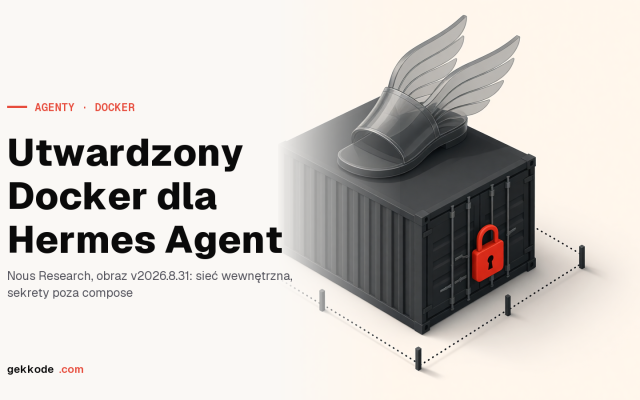 Hermes Agent pod Dockerem: instalacja i utwardzanie przetestowane