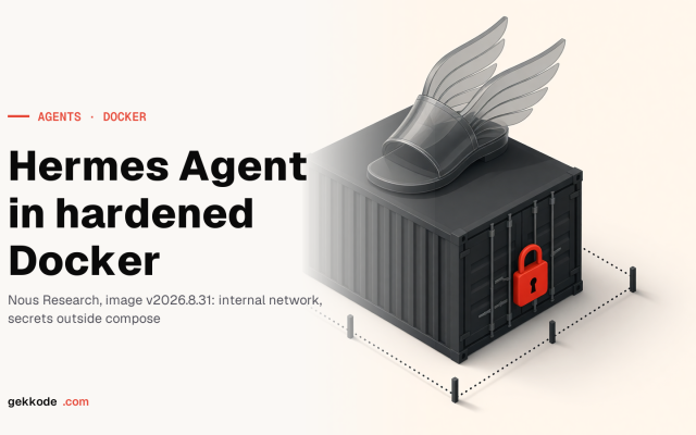 Hermes Agent under Docker: installation and hardening tested