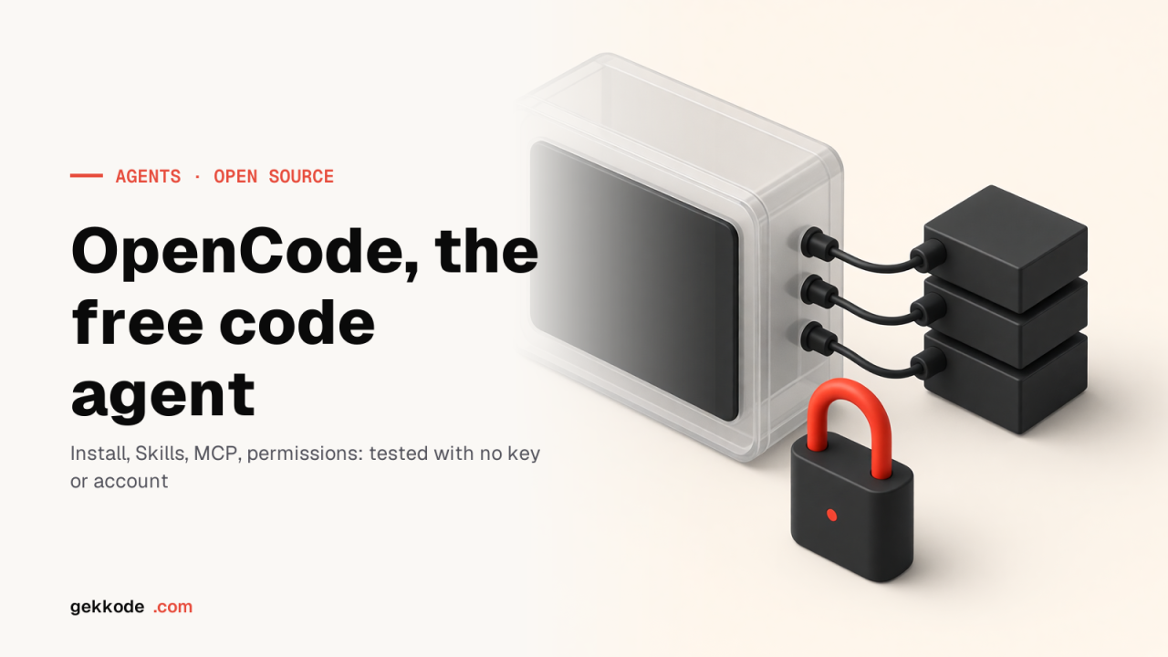 OpenCode: the open source coding agent, installed then taken apart