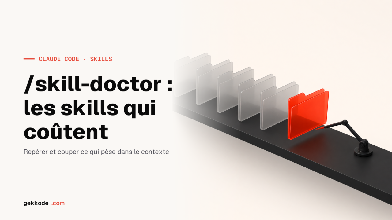 /skill-doctor : repérer les skills qui coûtent du contexte