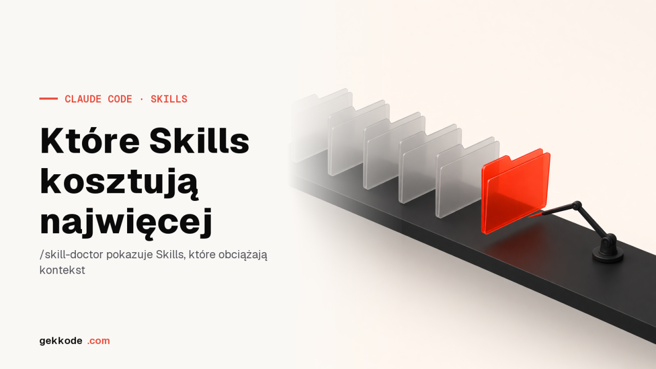 /skill-doctor: skille, które niepotrzebnie zużywają kontekst