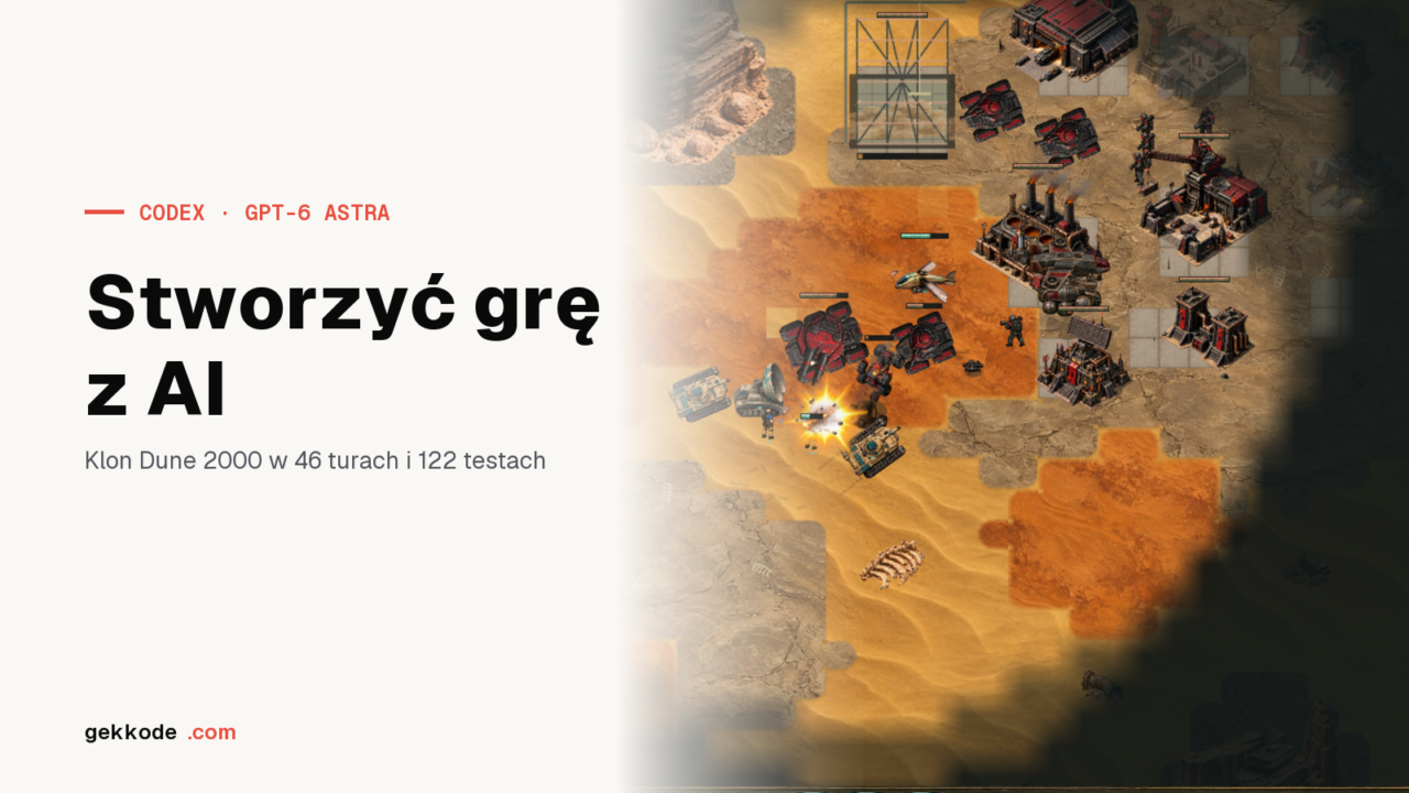 Stworzyć grę z AI: grywalny klon Dune 2000 zbudowany przez Codex