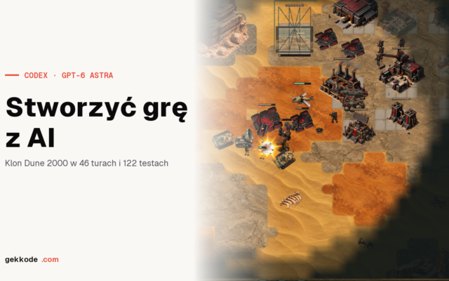 Stworzyć grę z AI: grywalny klon Dune 2000 zbudowany przez Codex