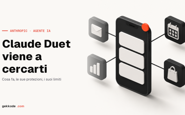 Claude Duet: l'agente IA di Anthropic che viene a cercarti