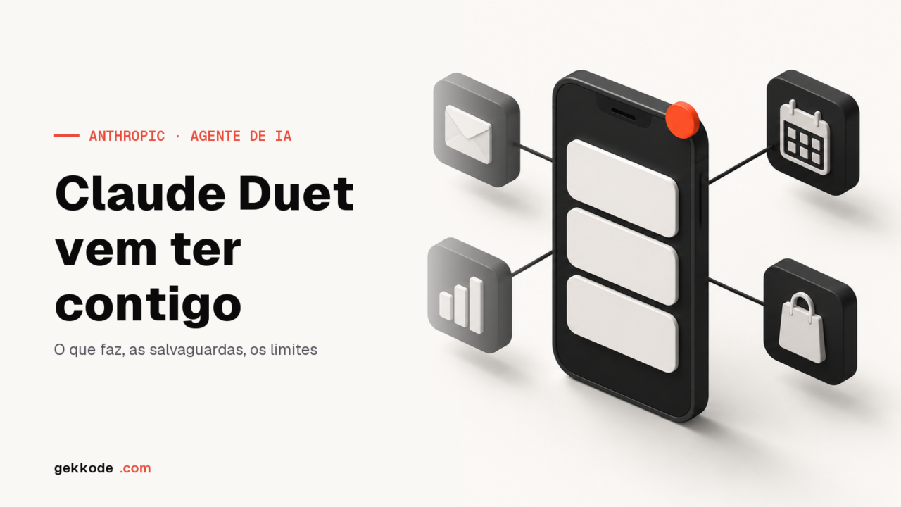 Claude Duet: o agente de IA da Anthropic que vem ter contigo