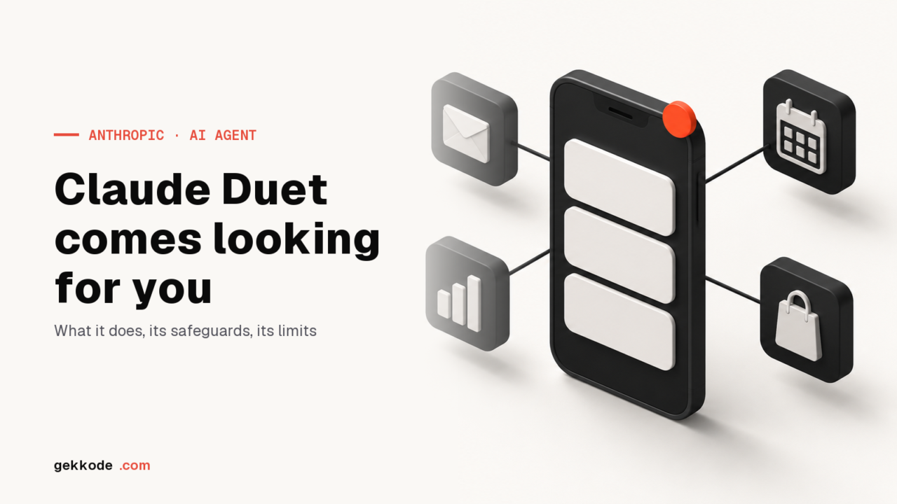 Claude Duet: Anthropic's AI agent that comes looking for you