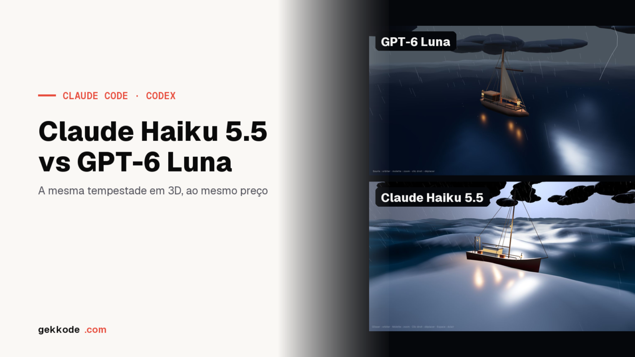 Claude Haiku 5.5 vs GPT-6 Luna: duas tempestades ao mesmo preço