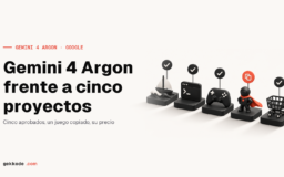 Gemini 4 Argon: prueba en cinco proyectos de código, precio y acceso