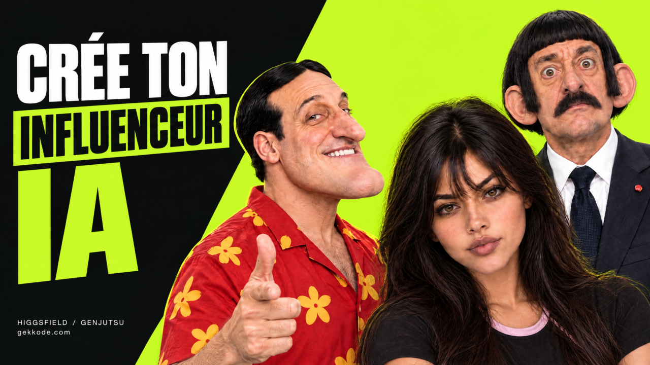 Créer un influenceur IA avec Glen, Naïla et Gérard