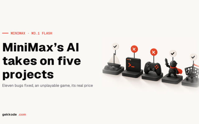 MiniMax M3.1 Flash: our test on five coding projects