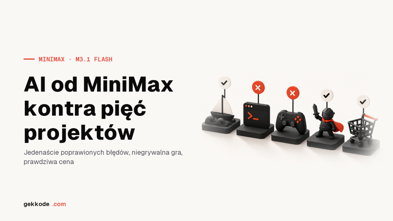 MiniMax M3.1 Flash: nasz test na pięciu projektach programistycznych