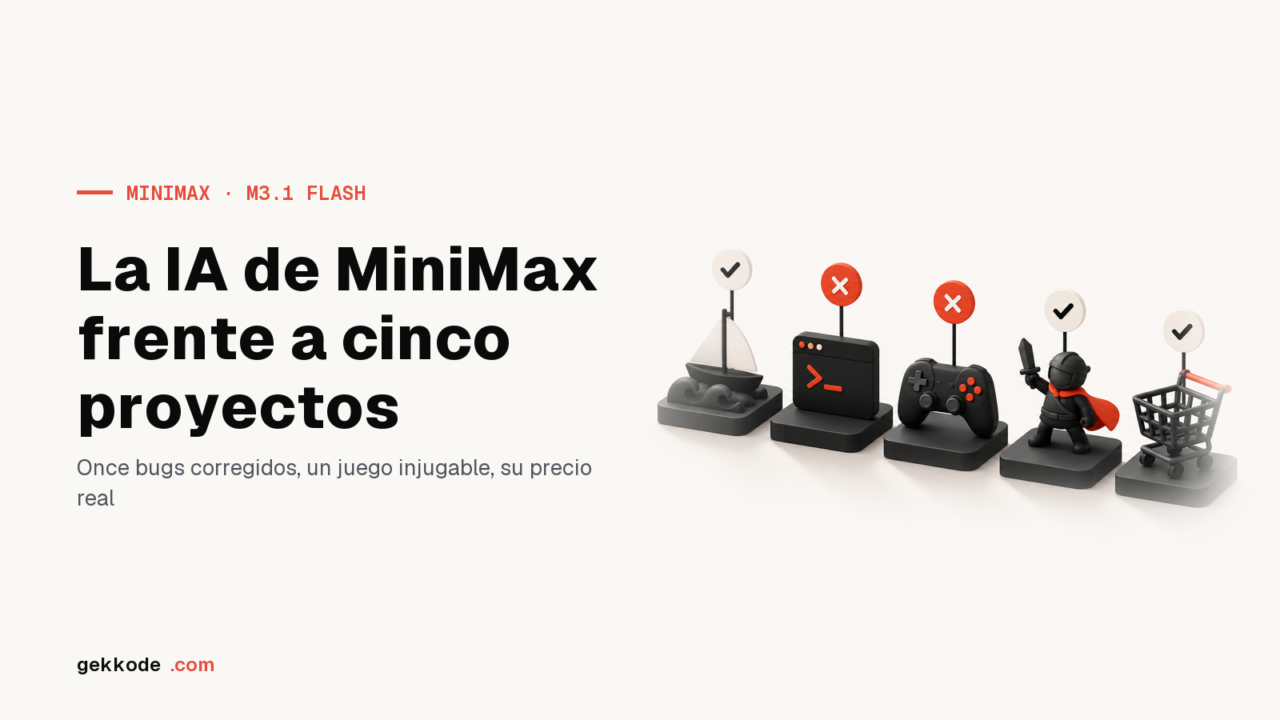 MiniMax M3.1 Flash: nuestra prueba en cinco proyectos de código