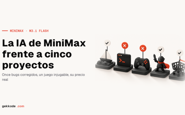 MiniMax M3.1 Flash: nuestra prueba en cinco proyectos de código