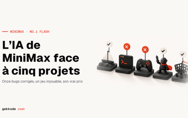 MiniMax M3.1 Flash : notre test sur cinq projets de code