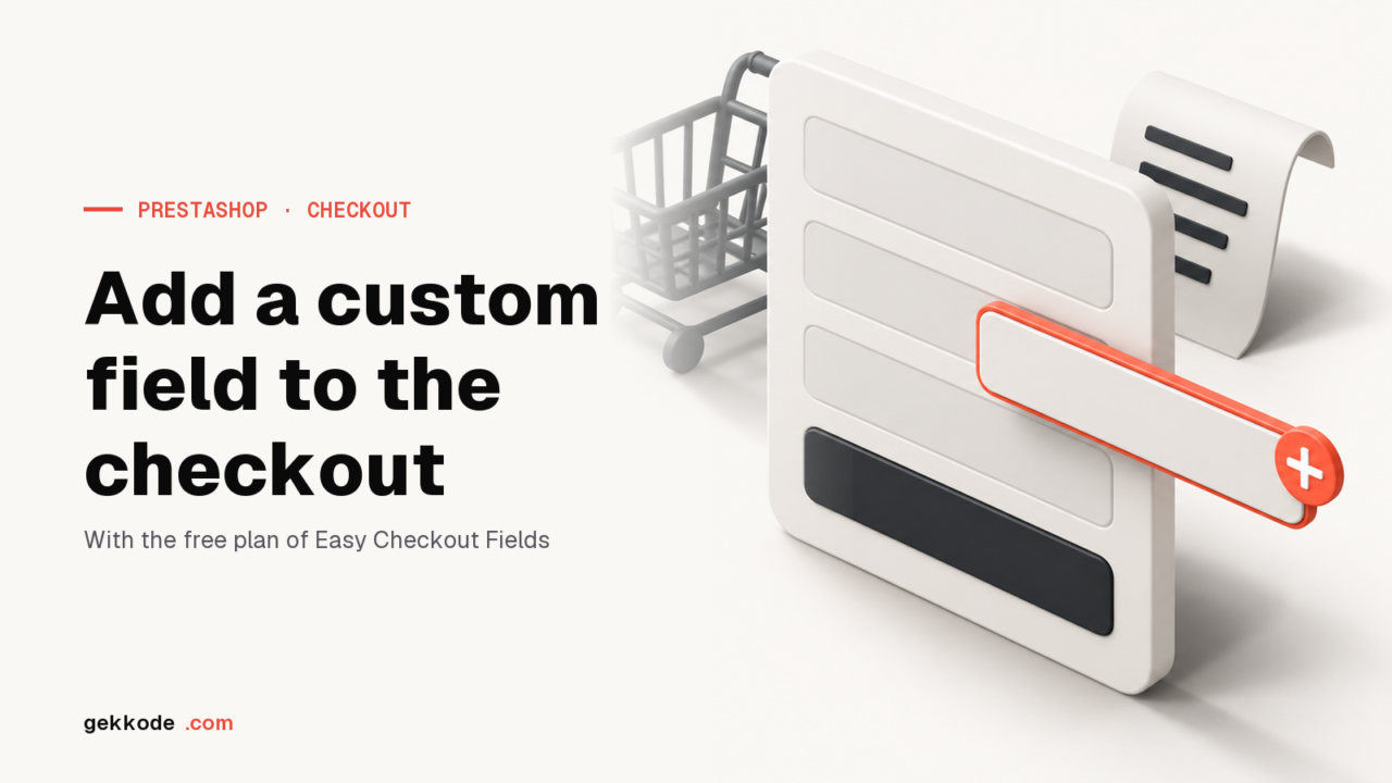 PrestaShop custom checkout fields: add a question to the checkout
